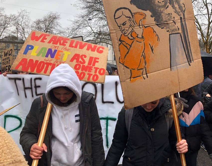 Fridays4Future Schülerdemo, München, 15. März 2019 © Sarah Kessler, Baysics TP 10