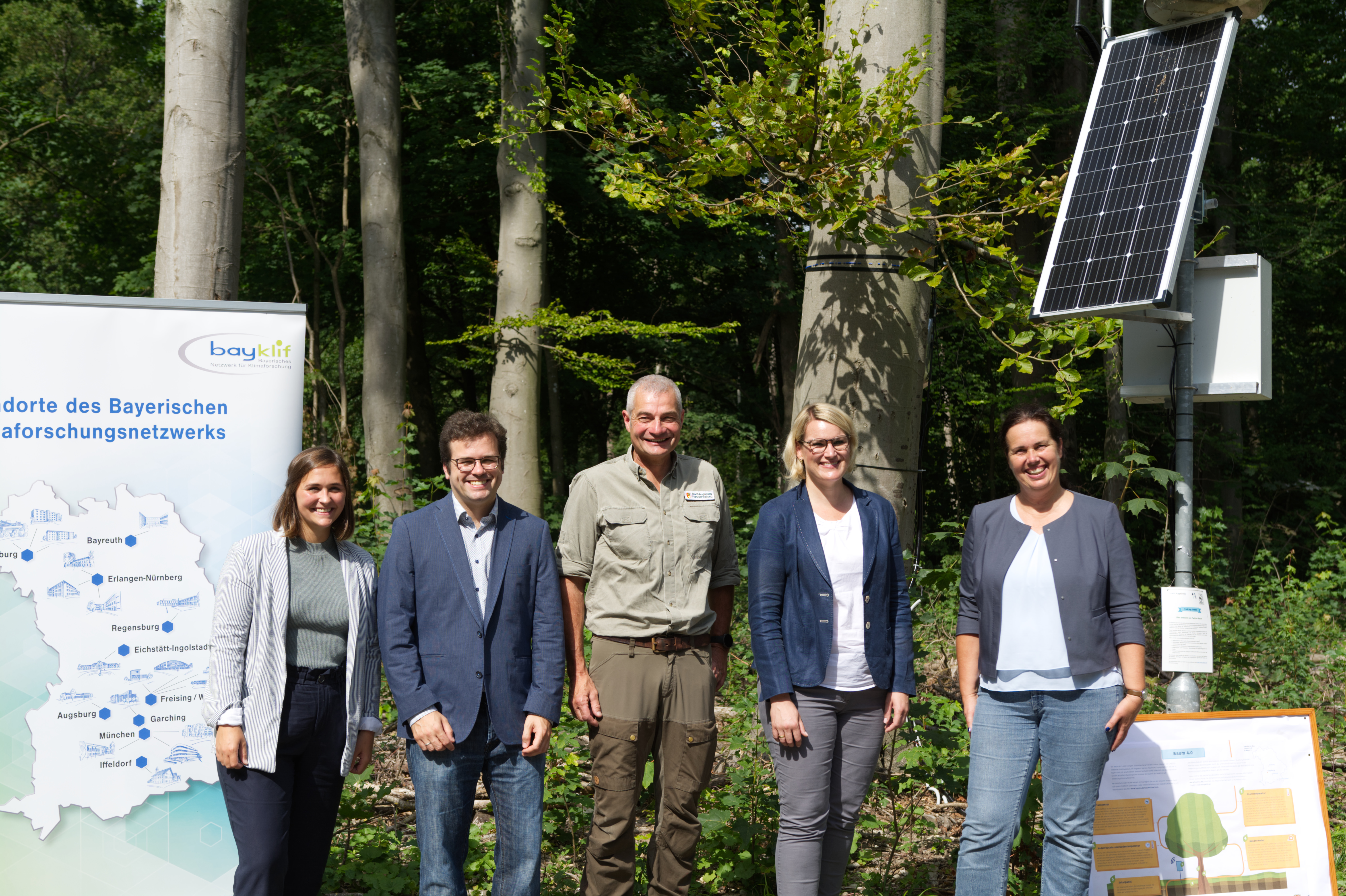 Presseveranstaltung Baum 4.0 in Augsburg