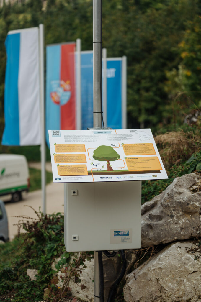 Schautafel des Baum 4.0 in Berchtesgaden